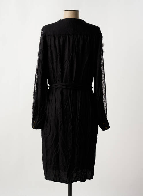 Robe mi-longue noir FREEMAN T.PORTER pour femme