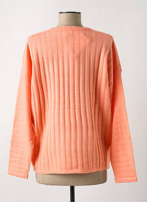 Pull coupe cintrée manches longues orange STREET ONE femme