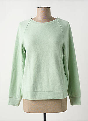 Pull coupe cintrée manches longues vert STREET ONE femme