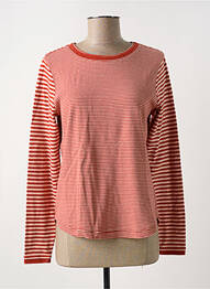 Pull col rond manches longues rouge WHITE STUFF femme