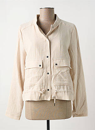 Veste casual col rond beige STREET ONE femme