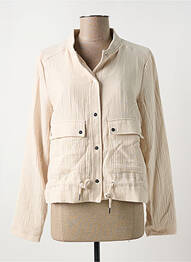Veste casual col rond beige STREET ONE femme