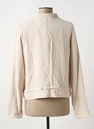 Veste casual col rond beige STREET ONE femme