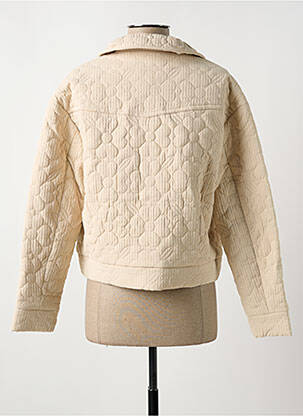 Blouson tissage matelassé beige MOLLY BRACKEN femme