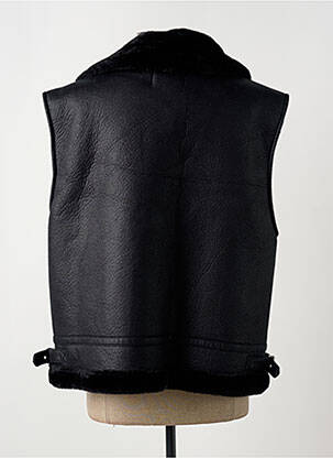 Blouson finition intérieure fourrure synthétique noir TIFFOSI femme
