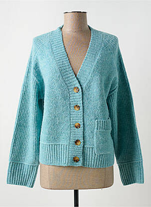 Gilet manches longues bleu WHITE STUFF pour femme