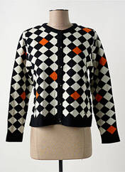 Gilet manches longues noir AGATHE & LOUISE pour femme seconde vue