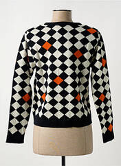 Gilet manches longues noir AGATHE & LOUISE pour femme seconde vue