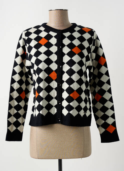 Gilet manches longues noir AGATHE & LOUISE pour femme