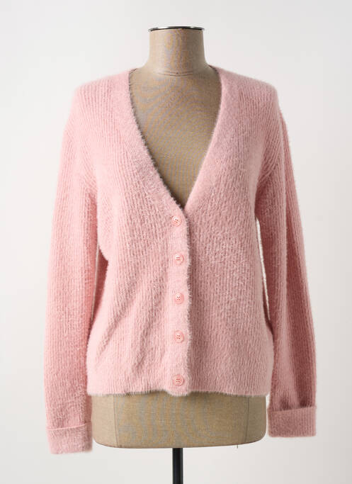 Gilet manches longues rose STREET ONE pour femme