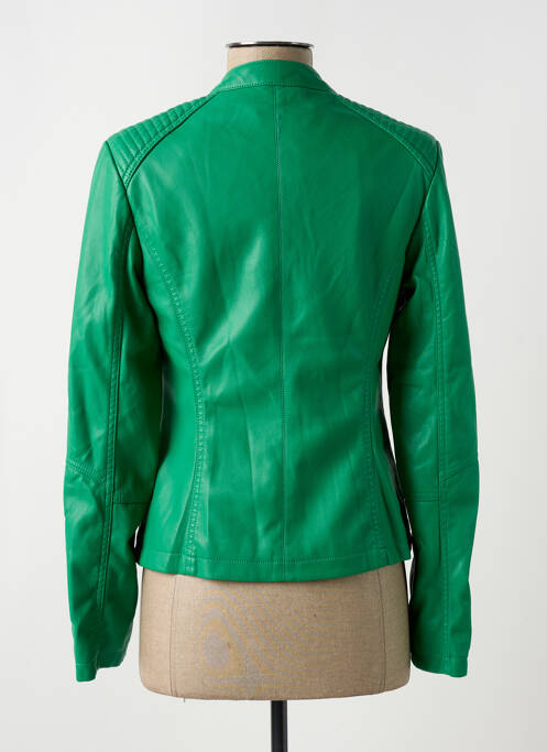 Veste simili cuir vert STREET ONE pour femme
