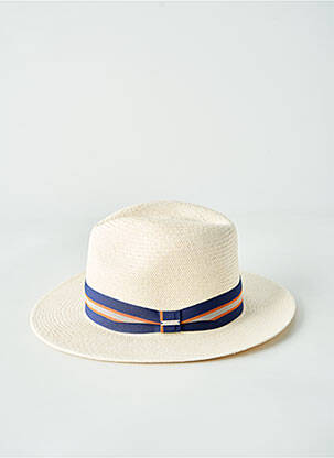 Chapeau imprimé rayures bleu NATIVOS unisexe