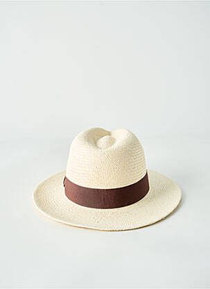 Chapeau marron PANAMA HAT unisexe