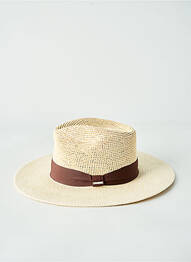Chapeau marron PANAMA HAT unisexe