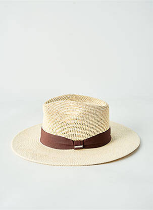 Chapeau marron PANAMA HAT unisexe