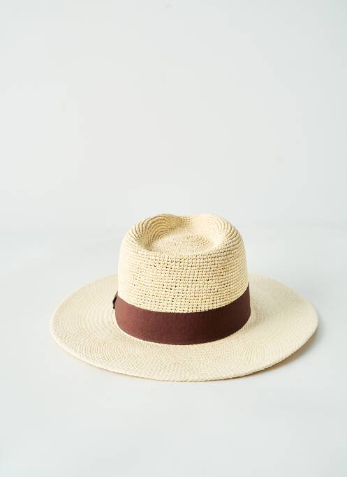 Chapeau marron PANAMA HAT unisexe