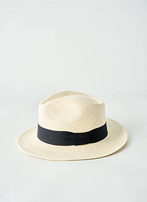 Chapeau noir PANAMA HAT unisexe