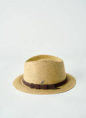 Chapeau marron FLECHET pour unisexe seconde vue