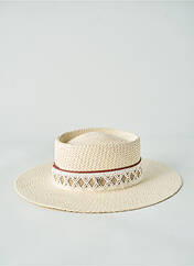 Chapeau beige FLECHET pour femme seconde vue