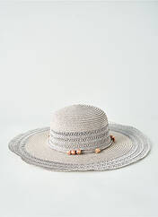 Chapeau gris HOLOGRAMME pour femme seconde vue