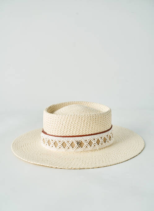 Chapeau beige FLECHET pour femme