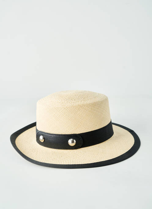 Chapeau noir PANAMA HAT pour unisexe