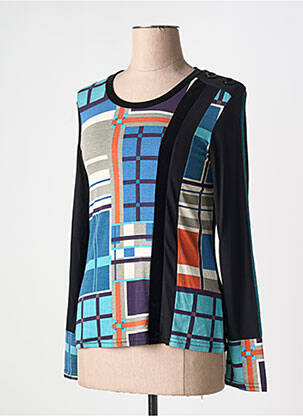T-shirt manches longues manches longues bleu VANGO femme