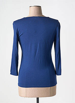 T-shirt manches 3/4 manches 3/4 bleu VANGO femme