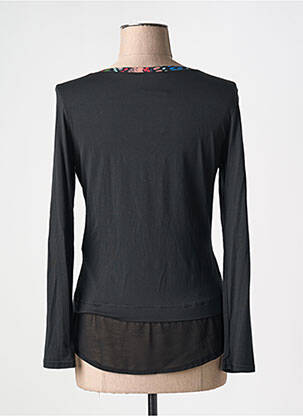 T-shirt manches longues manches longues noir VANGO femme