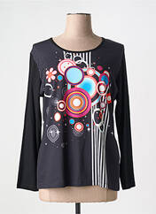 T-shirt noir ALAIN MURATI pour femme seconde vue