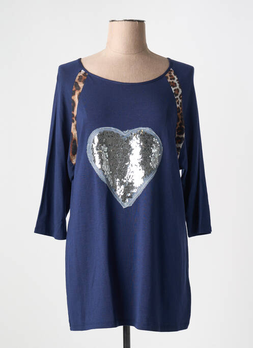 T-shirt bleu ALAIN MURATI pour femme