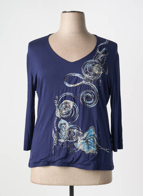 T-shirt bleu VANGO pour femme