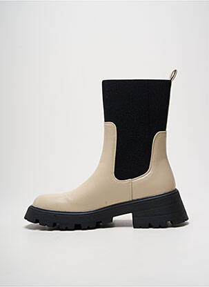 Bottines/boots talon bas talon de 4 à 6cm beige LPB femme