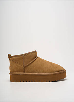Bottines/boots fourrée talon de 4 à 6cm marron COLORS OF CALIFORNIA femme