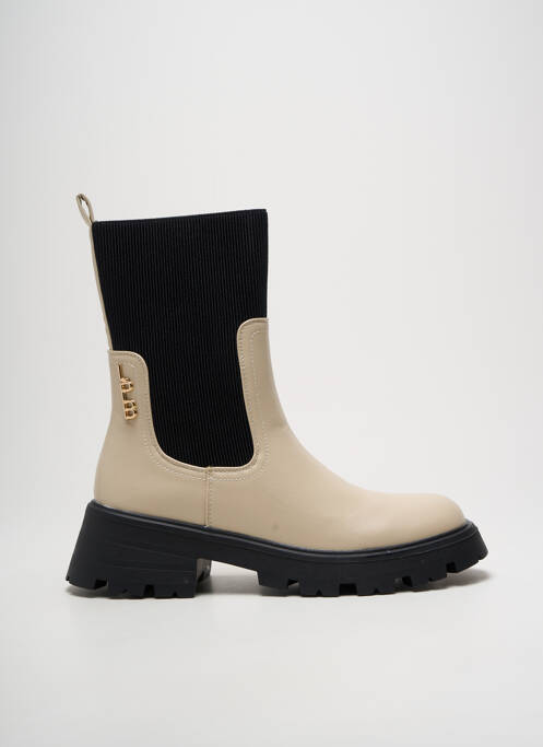 Bottines/boots talon bas talon de 4 à 6cm beige LPB femme