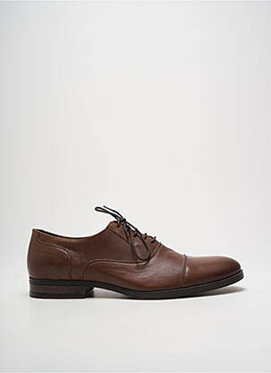 Derbies semelle amovible talon bas marron JACK & JONES homme