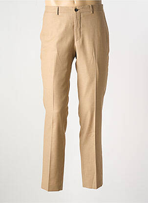 Pantalon droit stretch taille normale marron JACK & JONES homme
