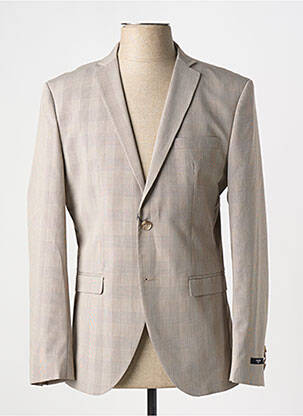 Blazer finition intérieure doublée beige JACK & JONES homme