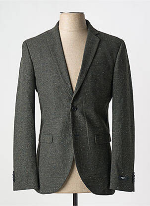 Blazer tissage chiné vert JACK & JONES homme