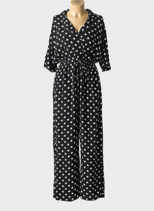 Combi-pantalon manches courtes manches courtes noir ARTLOVE femme