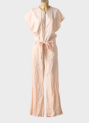 Combi-pantalon manches courtes manches courtes rose LPB femme