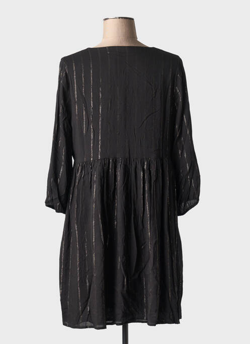 Robe courte manches 3/4 manches 3/4 noir LPB femme