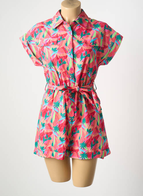 Combishort rose LILI SIDONIO pour femme