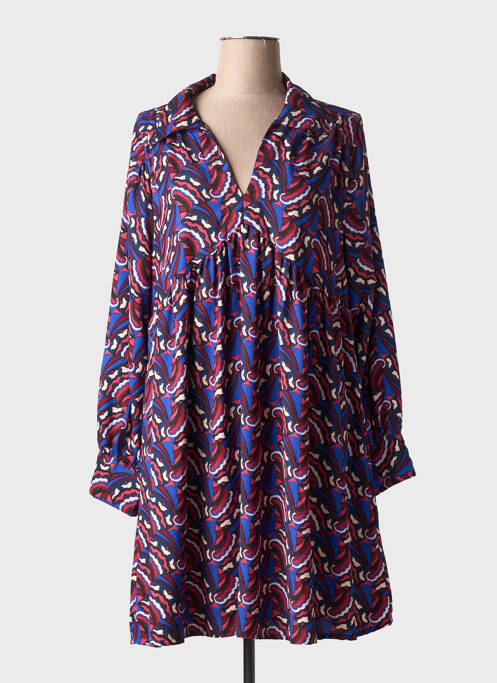 Robe mi-longue bleu ANGE pour femme