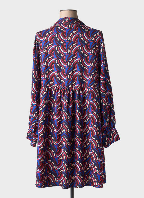 Robe mi-longue bleu ANGE femme