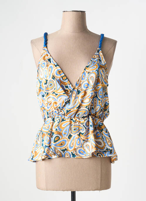 Top bleu LAMIAR pour femme