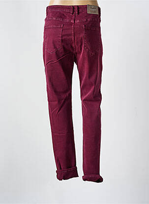 Jeans coupe slim stretch taille normale rouge VAVELL JEAN femme