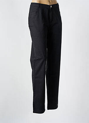 Jeans coupe slim stretch taille normale noir I.QUING femme