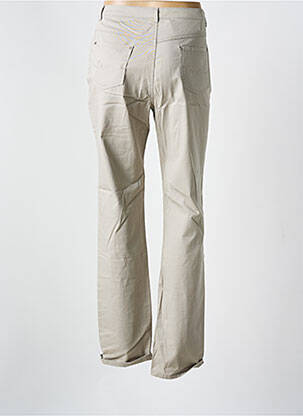 Pantalon slim tissage popeline taille normale gris I.QUING femme