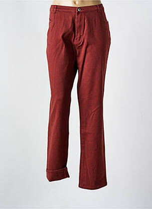 Jeans coupe slim taille normale taille normale orange I.QUING femme